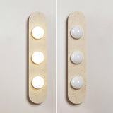 Haven Wisp Travertine Wall Light, detail view 15