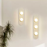 Haven Wisp Travertine Wall Light, detail view 4