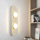 Haven Wisp Travertine Wall Light, detail view 17