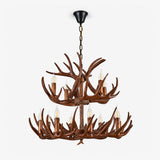Pella Noir Resin Chandelier, detail view 9