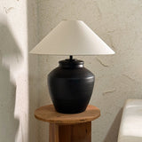 Rhea Wave Ceramic Table Lamp, detail view 8