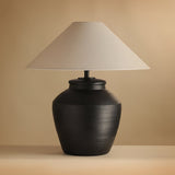 Rhea Wave Ceramic Table Lamp, detail view 10