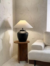 Rhea Wave Ceramic Table Lamp, detail view 14