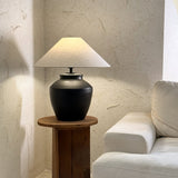 Rhea Wave Ceramic Table Lamp, detail view 4