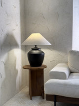 Rhea Wave Ceramic Table Lamp, detail view 15