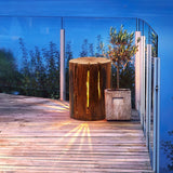 Riven Terra Resin Outdoor Light, detail view 5
