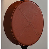 Sable Halo Leather Table Lamp, detail view 13
