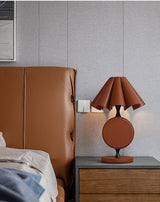 Sable Halo Leather Table Lamp, detail view 3