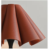 Sable Halo Leather Table Lamp, detail view 4