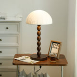 Tarin Veil Wood Table Lamp, detail view 2
