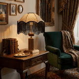 Vesper Moss Wood Table Lamp, detail view 9