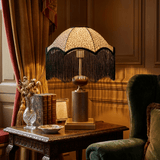 Vesper Moss Wood Table Lamp, detail view 6
