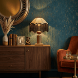 Vesper Moss Wood Table Lamp, detail view 2