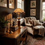 Vesper Moss Wood Table Lamp, detail view 8