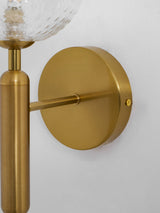 Zella Rain Glass Wall Light, detail view 8