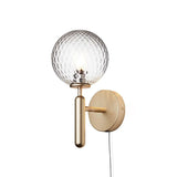 Zella Rain Glass Wall Light, detail view 13
