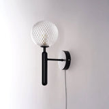 Zella Rain Glass Wall Light, detail view 9