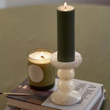 Oriel Stone Marble Candle Holder, detail view 9
