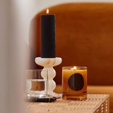 Oriel Stone Marble Candle Holder, detail view 3