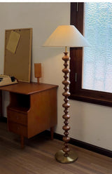 Alden Flint Wood Floor Lamp, detail view 4