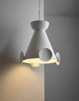 Calia Frost Plaster Pendant Light, detail view 5