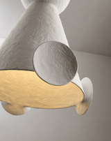 Calia Frost Plaster Pendant Light, detail view 9