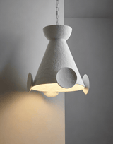 Calia Frost Plaster Pendant Light, detail view 10