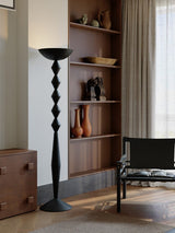 Arden Stone Wood Floor Lamp, detail view 3