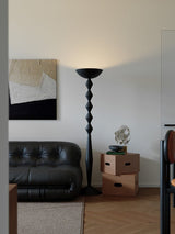 Arden Stone Wood Floor Lamp, detail view 2