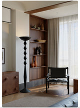 Arden Stone Wood Floor Lamp, detail view 6