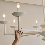 Auria Echo Plaster Chandelier, detail view 21