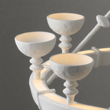 Avel Prism Plaster Chandelier, detail view 10