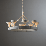 Avel Prism Plaster Chandelier, detail view 14