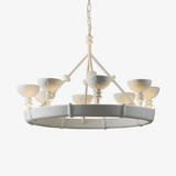 Avel Prism Plaster Chandelier by Maison Velume