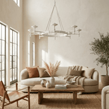 Avel Prism Plaster Chandelier, detail view 8