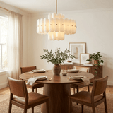 Lucen Orbit Glass Chandelier, detail view 5