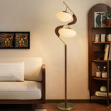 Solen Bay Glass Floor Lamp, detail view 2