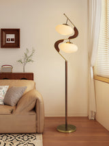 Solen Bay Glass Floor Lamp, detail view 3