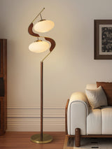 Solen Bay Glass Floor Lamp, detail view 6