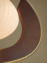 Solen Bay Glass Floor Lamp, detail view 9
