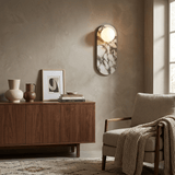 Thea Terra Stone Wall Light, detail view 15
