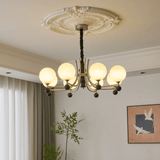 Vale Halo Glass Chandelier, detail view 2