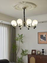 Vale Halo Glass Chandelier, detail view 3