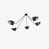 Solen Silva Brass Ceiling Light, detail view 12