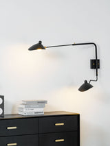Tarin Ridge Brass Wall Light, detail view 13