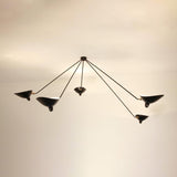 Solen Silva Brass Ceiling Light, detail view 11