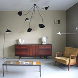 Solen Silva Brass Ceiling Light, detail view 10