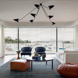 Solen Silva Brass Ceiling Light, detail view 4