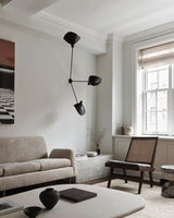 Solen Silva Brass Ceiling Light, detail view 33