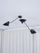 Solen Silva Brass Ceiling Light, detail view 14